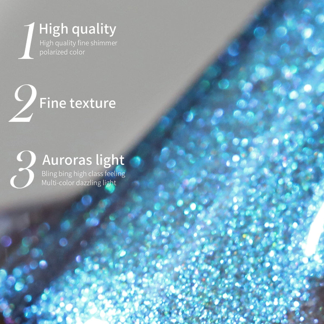 Blue Auroras Cat Magnetic Gel Polish 15ml Gel Nail Polish BORN PRETTY 