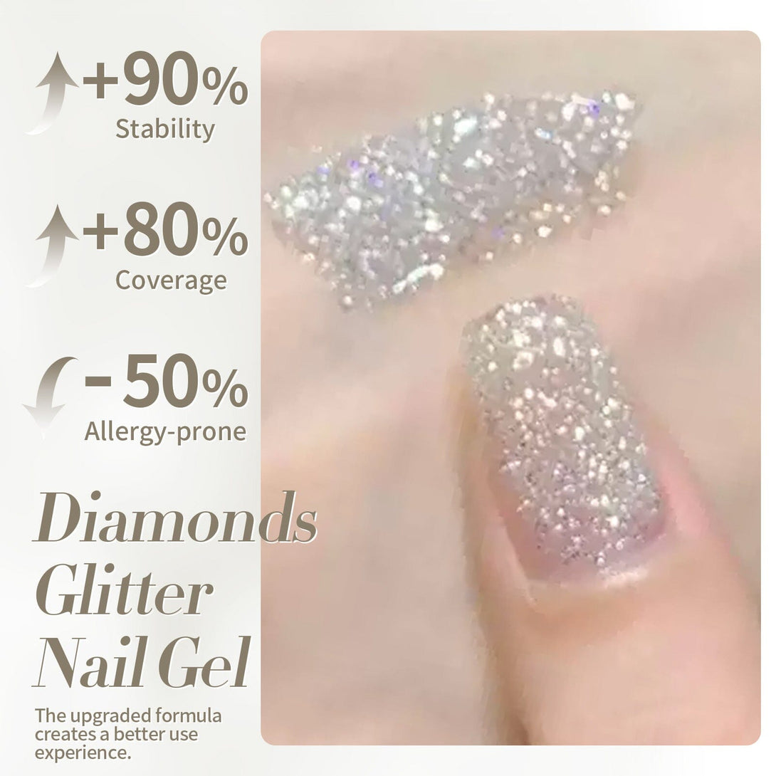 Diamonds Glitter Sequins Gel Polish 15ml Gel Nail Polish BORN PRETTY 