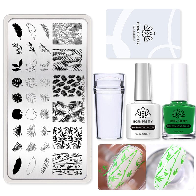 Stamping Nail Kit Stamping Nail BORN PRETTY Set 4 