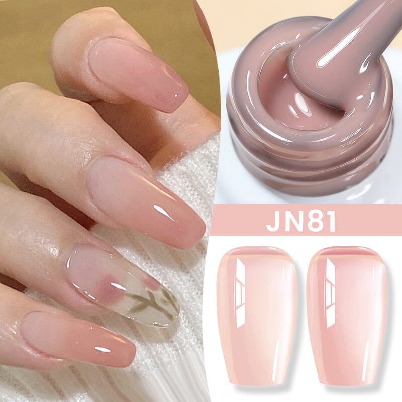 Jelly Nude Gel Autumn Winter Colors 10ml Gel Nail Polish BORN PRETTY JN81 