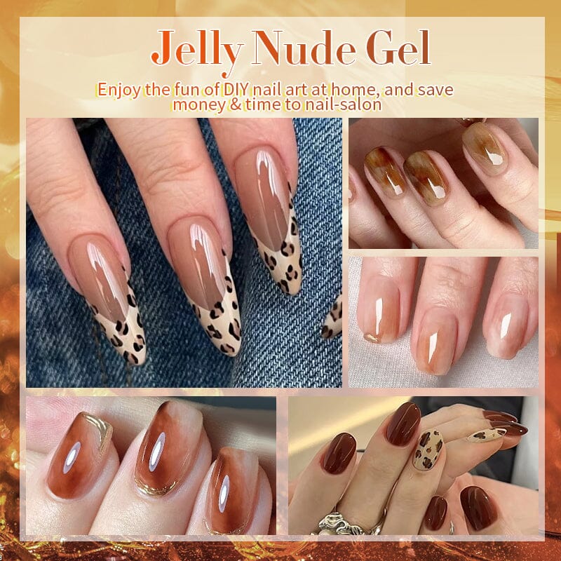 Jelly Nude Gel Autumn Winter Colors 10ml Gel Nail Polish BORN PRETTY 