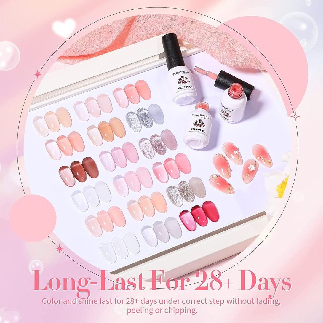 21Pcs Jelly Gel Polish Set Kits & Bundles BORN PRETTY 