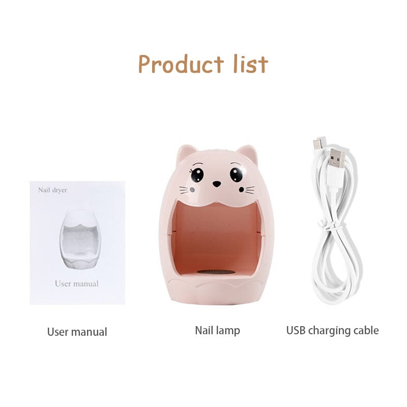 6W Mini LED Nail Lamp Cute Egg Shape Nail Tools No Brand 