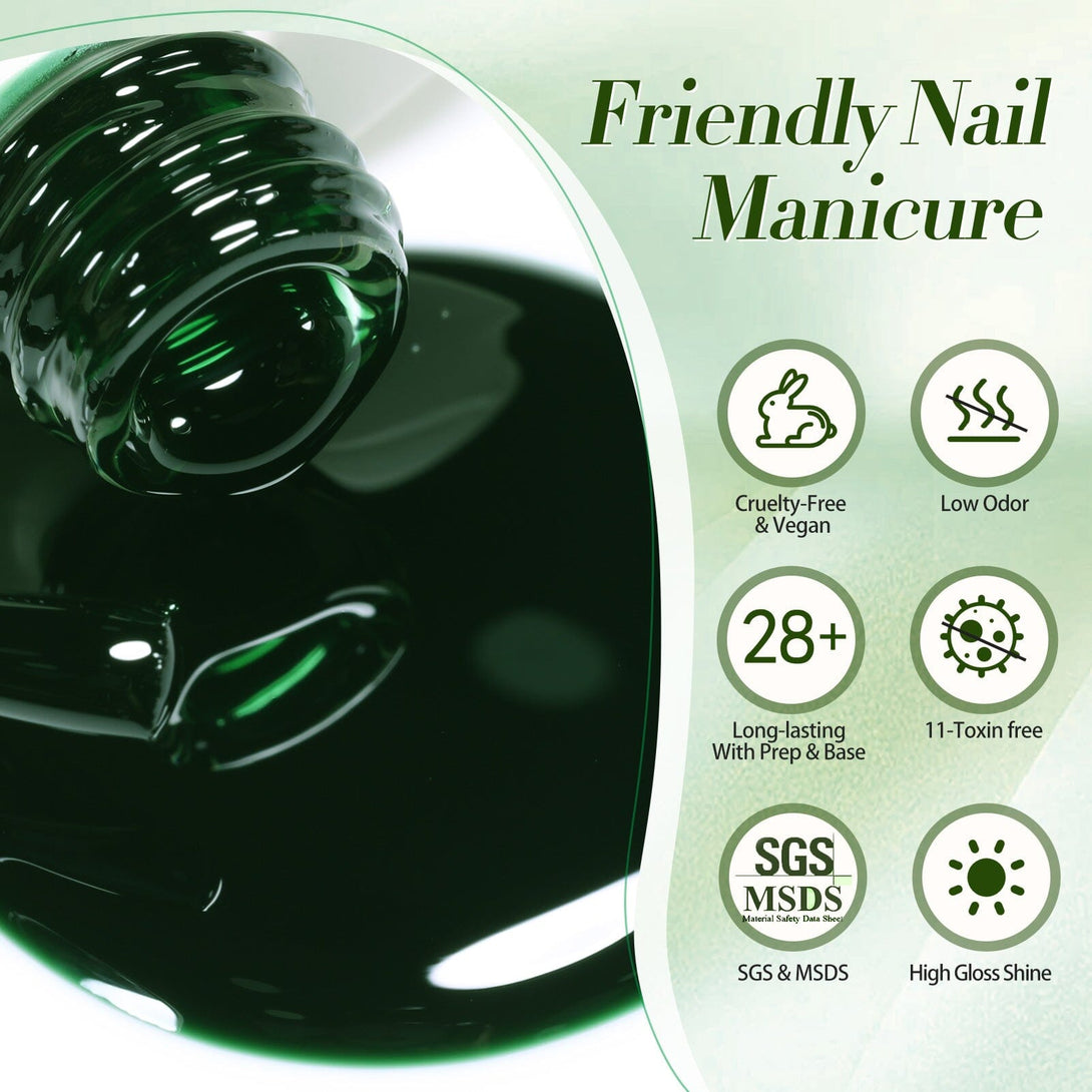 Milky Jelly Gel #22 Jade Pine 15ml Gel Nail Polish BORN PRETTY 