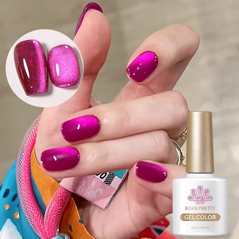 6 Colors Vivi Magenta Gel Polish Set 10ml Gel Nail Polish BORN PRETTY 