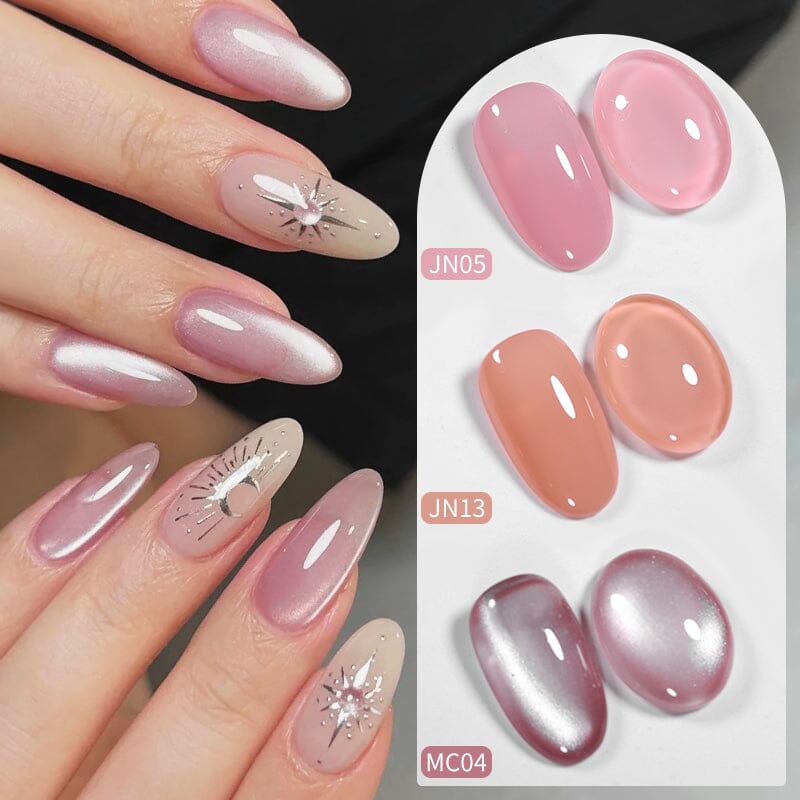 6 Colors Nude Pink Gel Polish Set 10ml Gel Nail Polish BORN PRETTY 