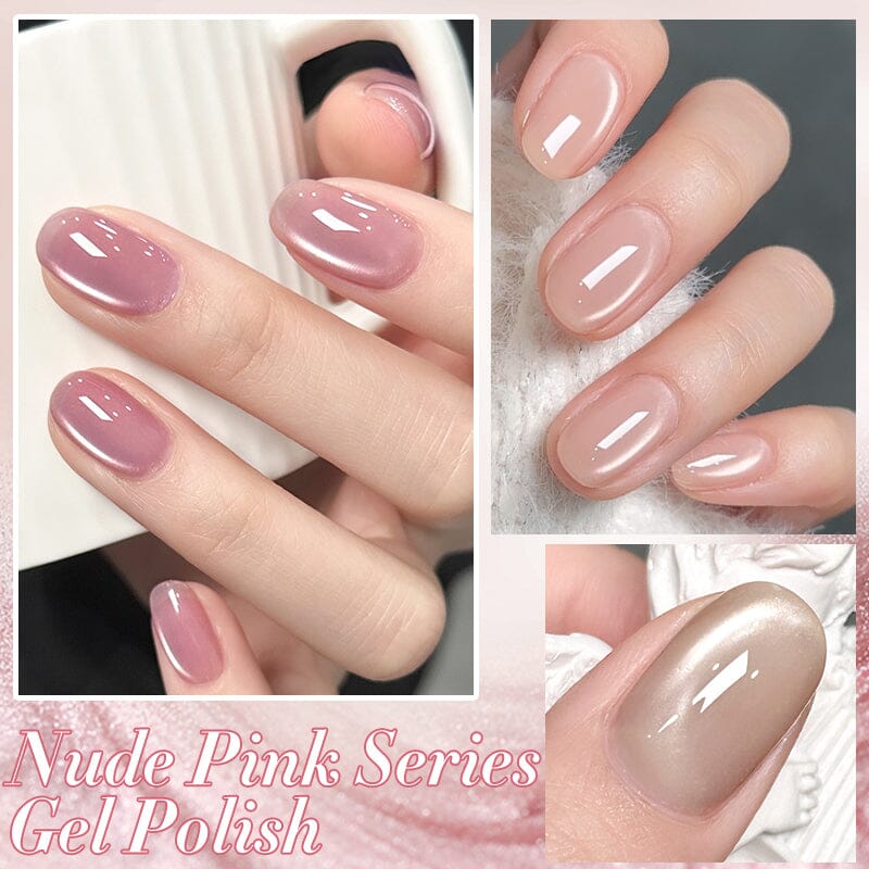 6 Colors Nude Pink Gel Polish Set 10ml Gel Nail Polish BORN PRETTY 