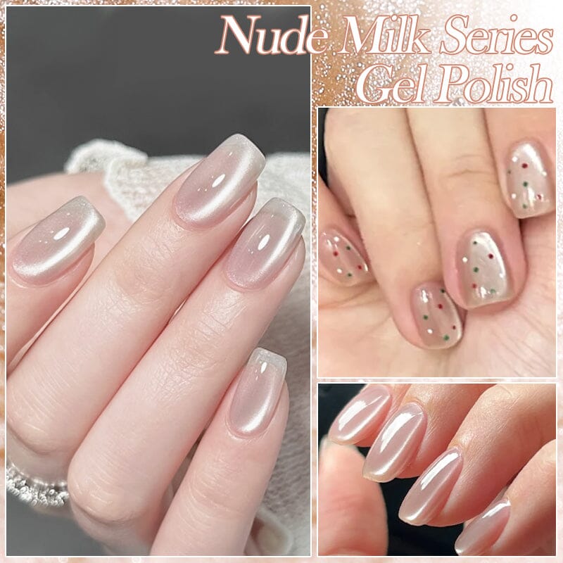 6 Colors Nude Milk Gel Polish Set 10ml Gel Nail Polish BORN PRETTY 