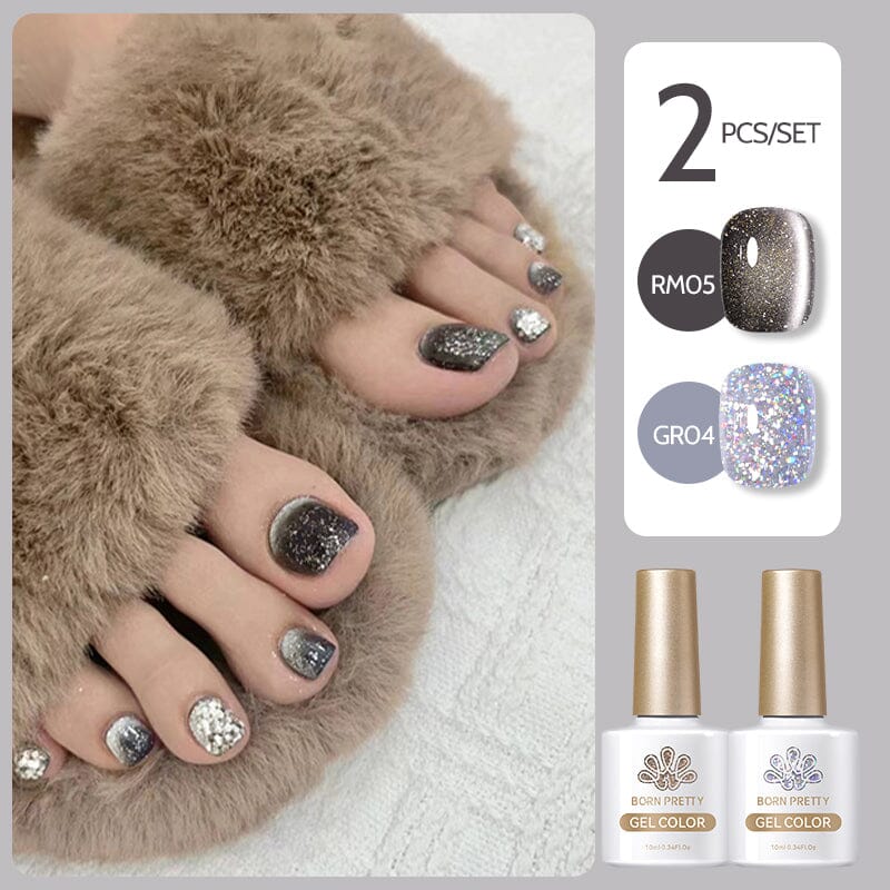 2pcs Gel Color Set 10ml Gel Nail Polish BORN PRETTY 22 