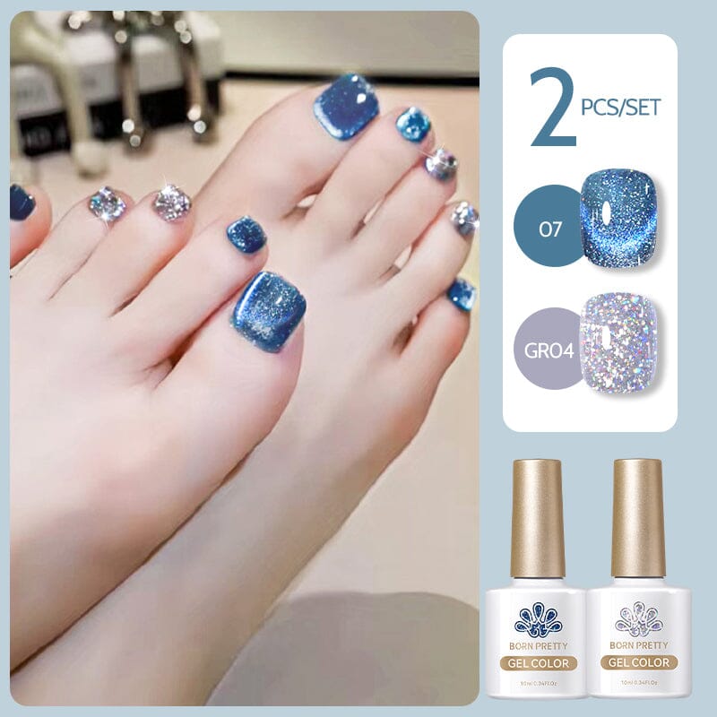 2pcs Gel Color Set 10ml Gel Nail Polish BORN PRETTY 26 