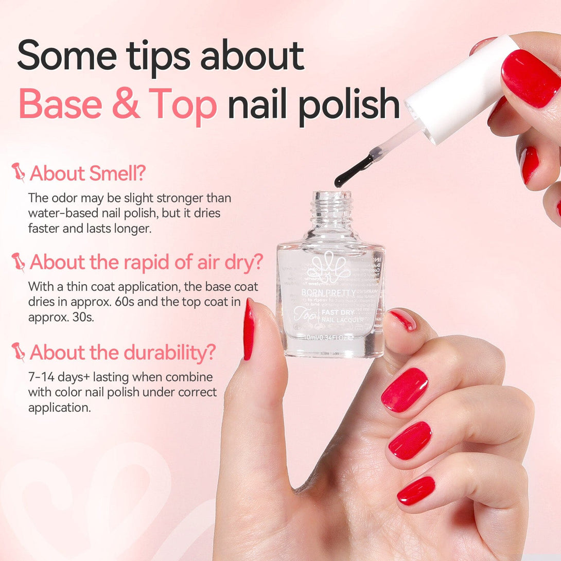 Base & Top Nail Polish Set 10ml Nail Polish BORN PRETTY 