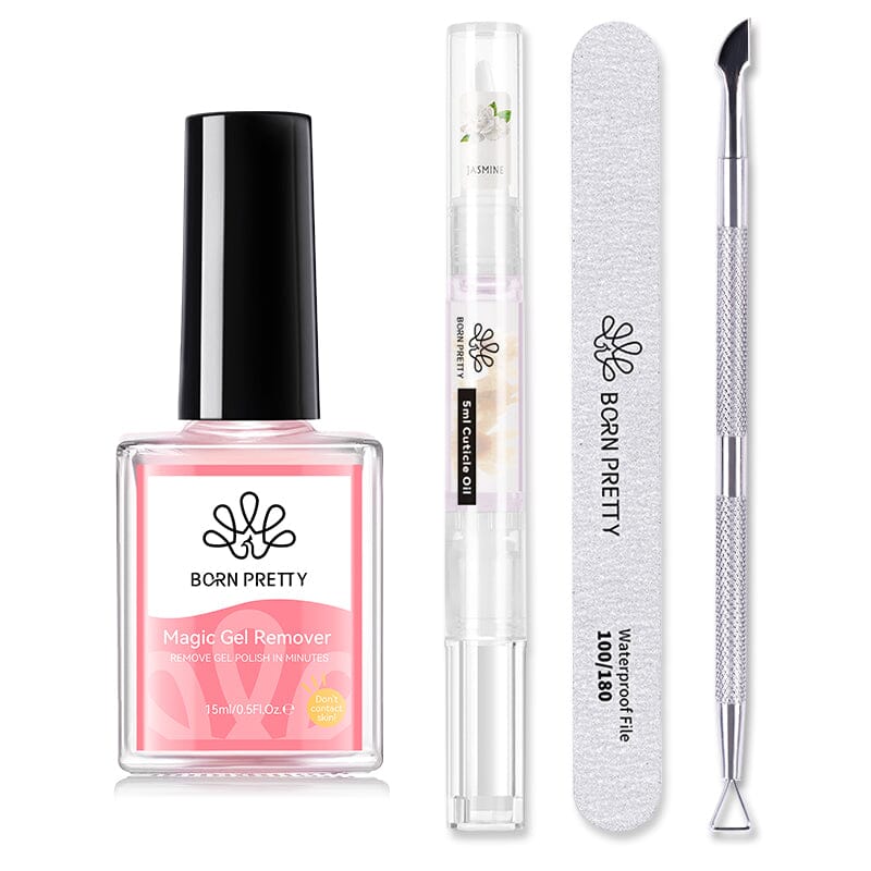 Magic Gel Remover Tools Kit Gel Nail Polish BORN PRETTY Set 2 