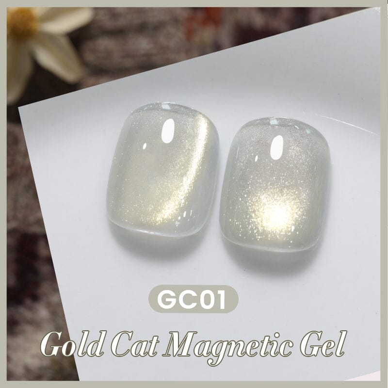 10ml Gold Cat Magnetic Gel GC01 Gel Nail Polish BORN PRETTY 