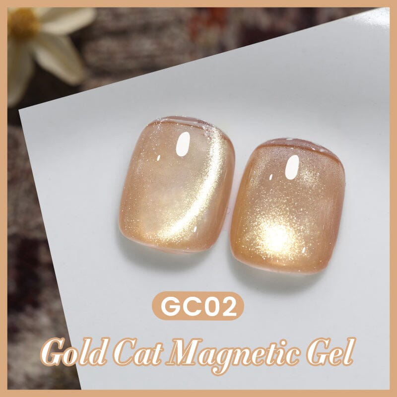 10ml Gold Cat Magnetic Gel GC02 Gel Nail Polish BORN PRETTY 