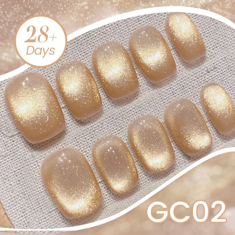 10ml Gold Cat Magnetic Gel GC02 Gel Nail Polish BORN PRETTY 