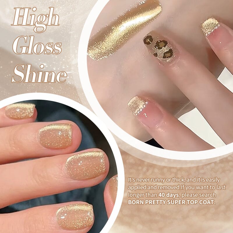 10ml Gold Cat Magnetic Gel GC02 Gel Nail Polish BORN PRETTY 