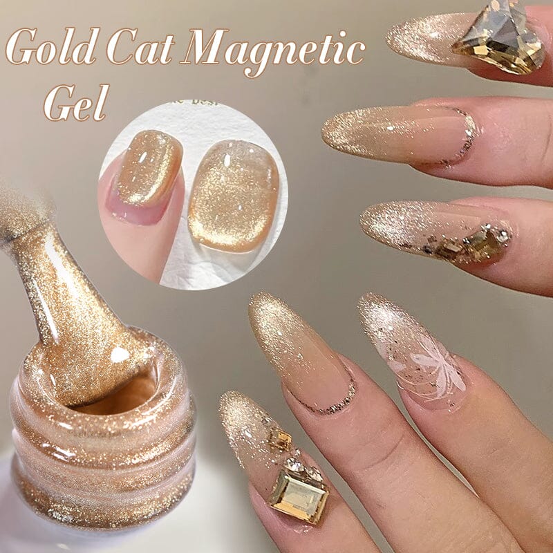 10ml Gold Cat Magnetic Gel GC02 Gel Nail Polish BORN PRETTY 