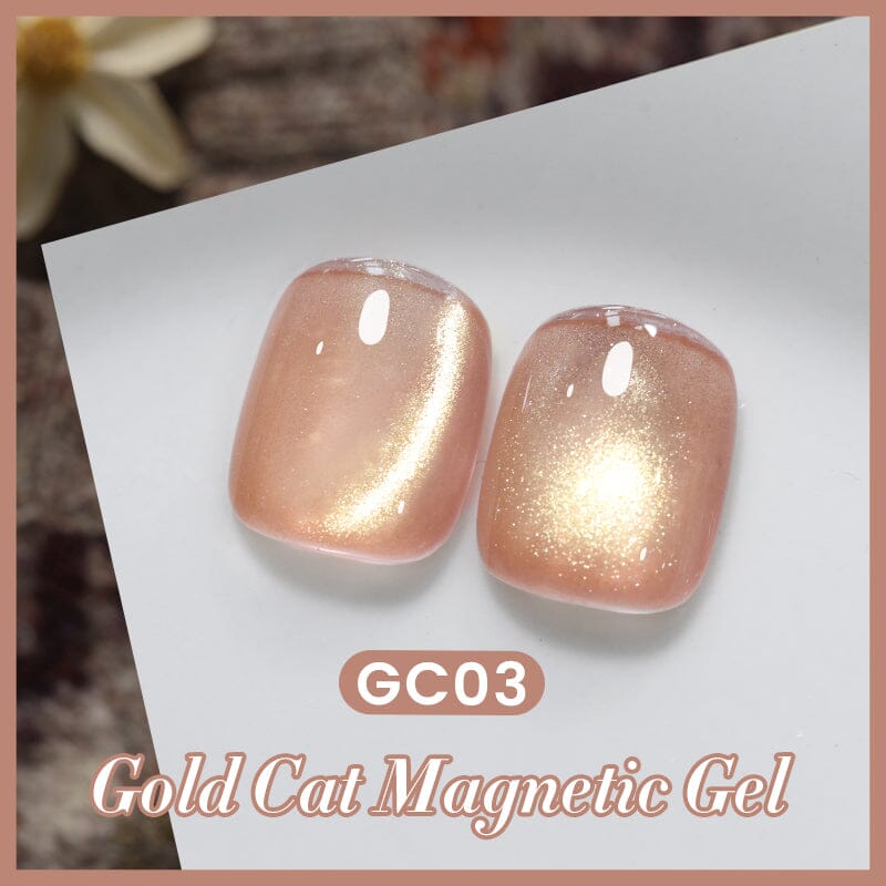 10ml Gold Cat Magnetic Gel GC03 Gel Nail Polish BORN PRETTY 