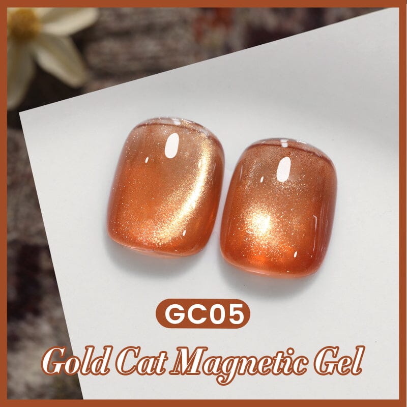 10ml Gold Cat Magnetic Gel GC05 Gel Nail Polish BORN PRETTY 