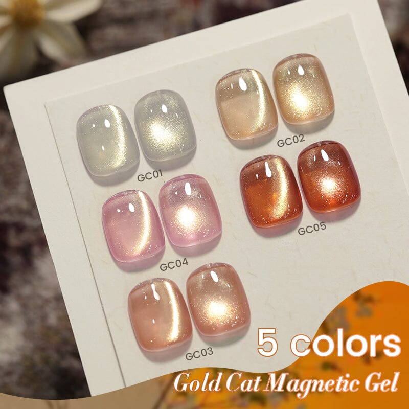 Gold Cat Magnetic Gel 10ml Gel Nail Polish BORN PRETTY 