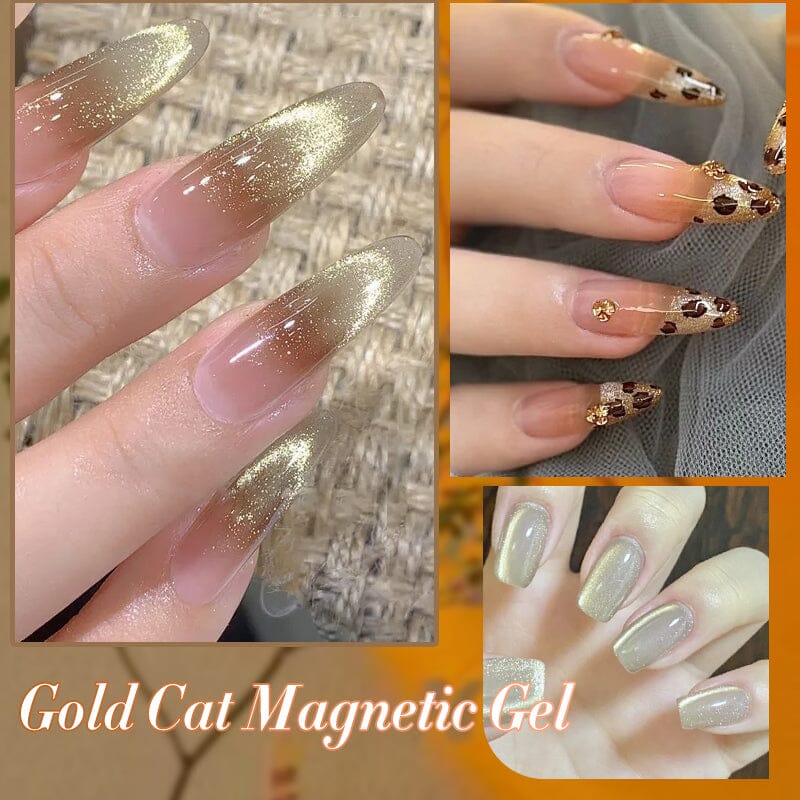 Gold Cat Magnetic Gel 10ml Gel Nail Polish BORN PRETTY 