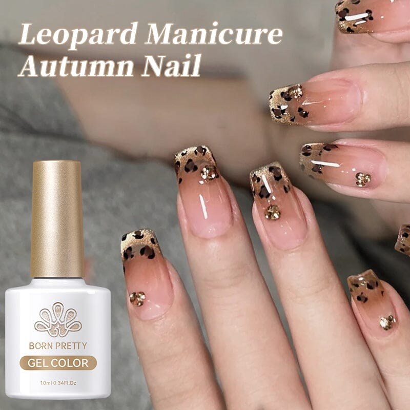 3pcs Set #03 Leopard Manicure Gel 10ml Gel Nail Polish BORN PRETTY 