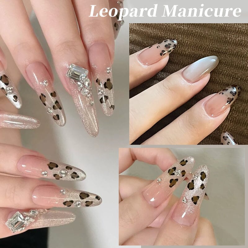 3pcs Set #03 Leopard Manicure Gel 10ml Gel Nail Polish BORN PRETTY 