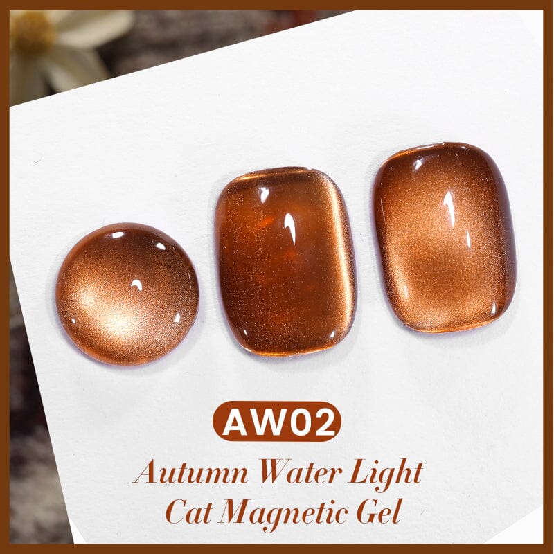 Autumn Water Light Cat Magnetic Gel AW02 10ml Gel Nail Polish BORN PRETTY 