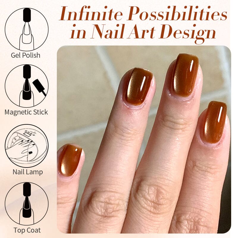 Autumn Water Light Cat Magnetic Gel AW02 10ml Gel Nail Polish BORN PRETTY 