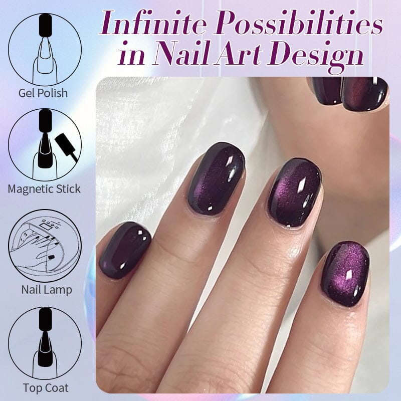 Autumn Water Light Cat Magnetic Gel AW04 10ml Gel Nail Polish BORN PRETTY 