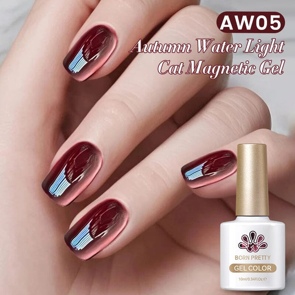 Autumn Water Light Cat Magnetic Gel AW05 10ml Gel Nail Polish BORN PRETTY 