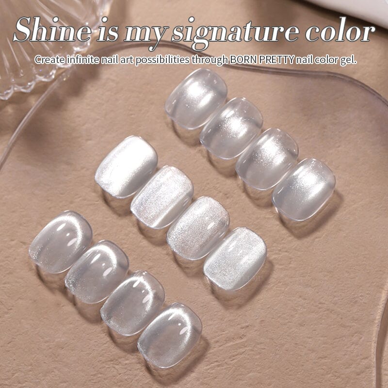 White Cat Magnetic Gel 10ml Gel Nail Polish BORN PRETTY 