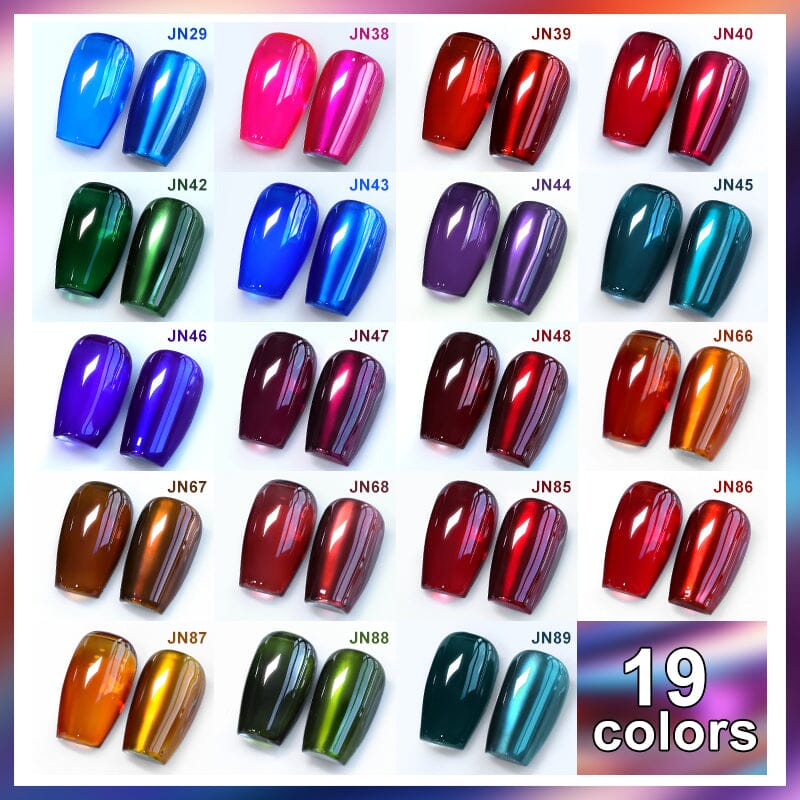 3pcs Metal Effect Gel Set Gel Nail Polish BORN PRETTY 