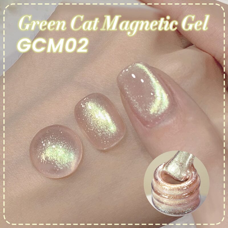 Green Cat Magnetic Gel GCM02 10ml Gel Nail Polish BORN PRETTY 