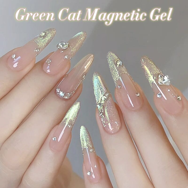 Green Cat Magnetic Gel GCM02 10ml Gel Nail Polish BORN PRETTY 