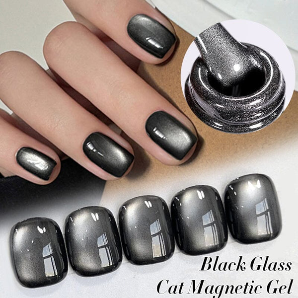 Black Glass Cat Magnetic Gel BGC01 10ml Gel Nail Polish BORN PRETTY 