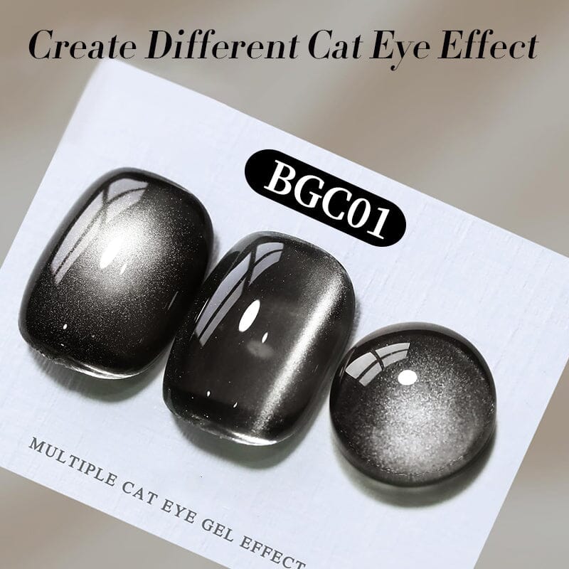 Black Glass Cat Magnetic Gel BGC01 10ml Gel Nail Polish BORN PRETTY 