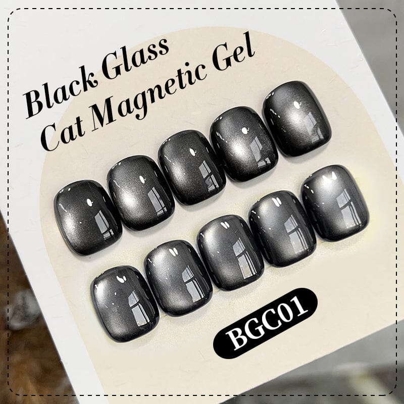 Black Glass Cat Magnetic Gel BGC01 10ml Gel Nail Polish BORN PRETTY 