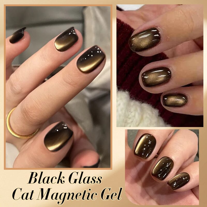 Black Glass Cat Magnetic Gel BGC02 10ml Gel Nail Polish BORN PRETTY 