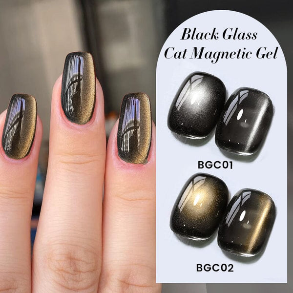 Black Glass Cat Magnetic Gel Polish 7ml Gel Nail Polish BORN PRETTY 