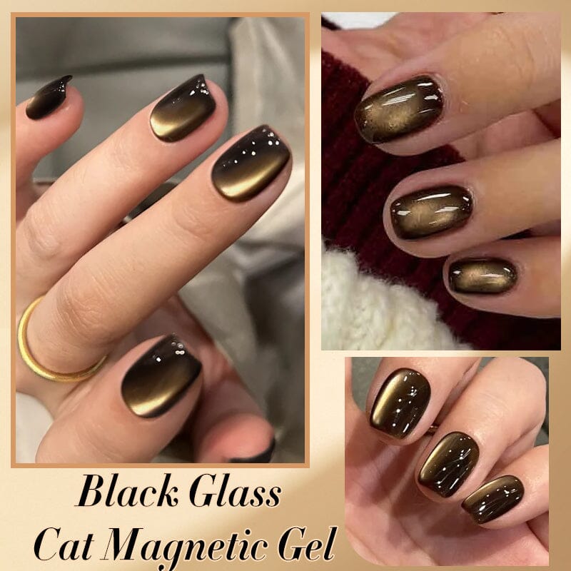 Black Glass Cat Magnetic Gel Polish 7ml Gel Nail Polish BORN PRETTY 