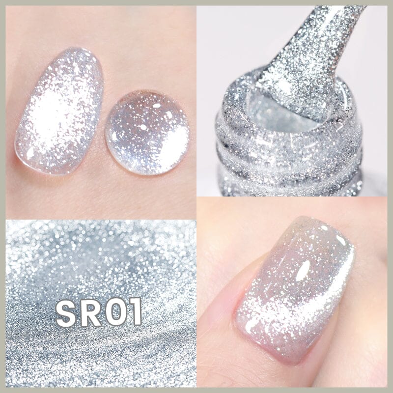 Shimmer Reflective Cat Magnetic Gel SR01 10ml Gel Nail Polish BORN PRETTY 