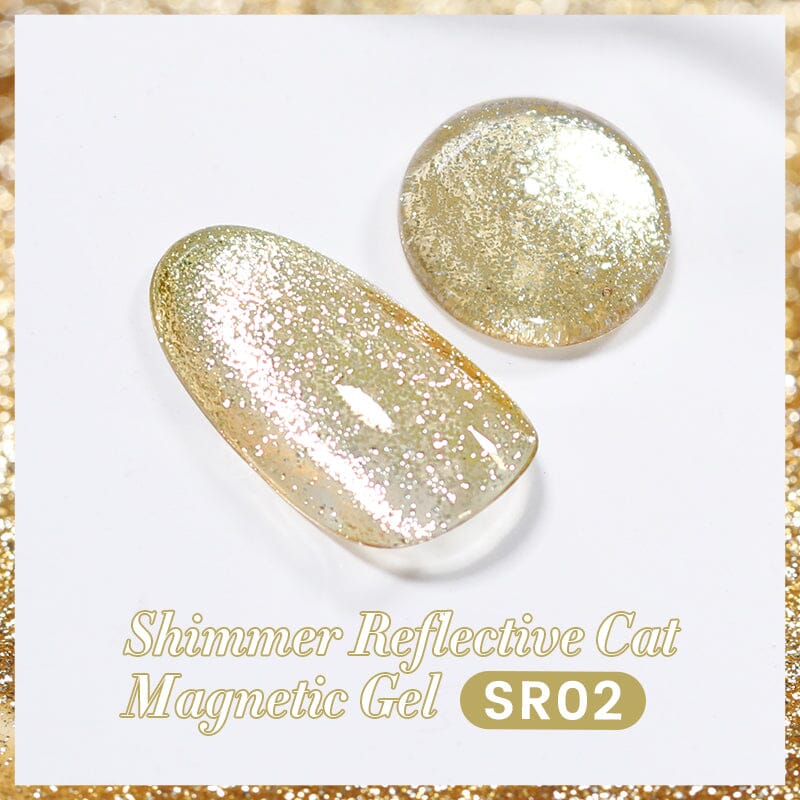 Shimmer Reflective Cat Magnetic Gel SR02 10ml Gel Nail Polish BORN PRETTY 