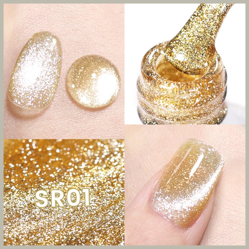 Shimmer Reflective Cat Magnetic Gel SR02 10ml Gel Nail Polish BORN PRETTY 