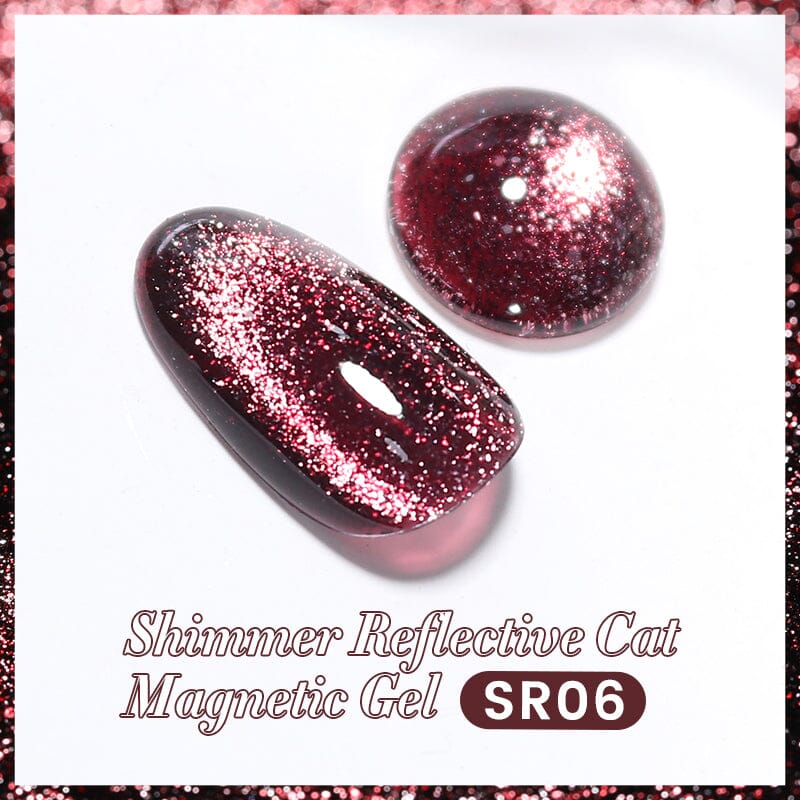 Shimmer Reflective Cat Magnetic Gel SR06 10ml Gel Nail Polish BORN PRETTY 