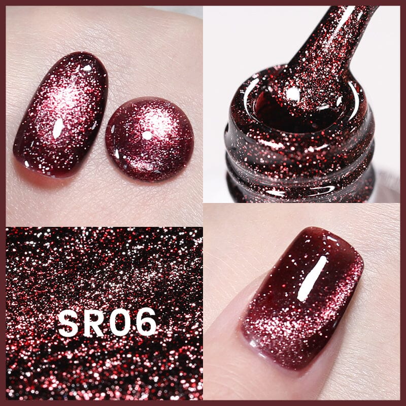 Shimmer Reflective Cat Magnetic Gel SR06 10ml Gel Nail Polish BORN PRETTY 