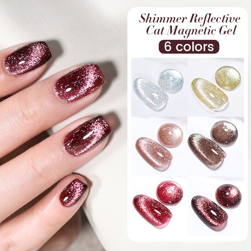 Shimmer Reflective Cat Magnetic Gel Polish 10ml Gel Nail Polish BORN PRETTY 