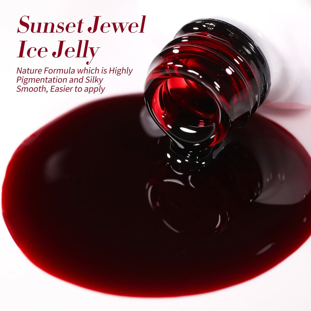 6 Colors Sunset Jewel Ice Jelly Gel 7ml Gel Nail Polish BORN PRETTY 