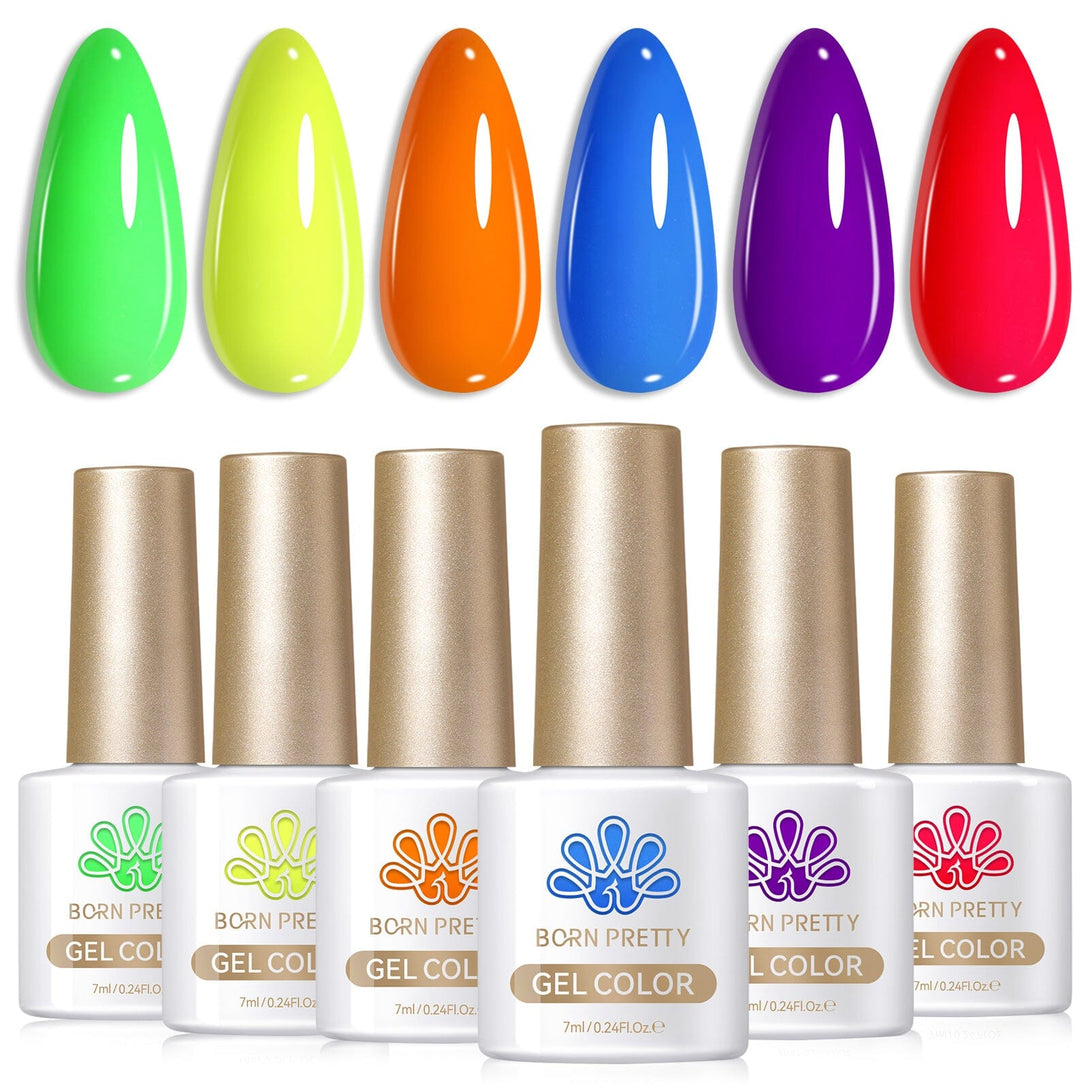 6 Colors Gel Polish Set Urban Vibe 7ml Gel Nail Polish BORN PRETTY 