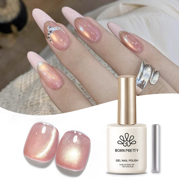 Gold Cat Magnetic Gel GC04 15ml Gel Nail Polish BORN PRETTY 